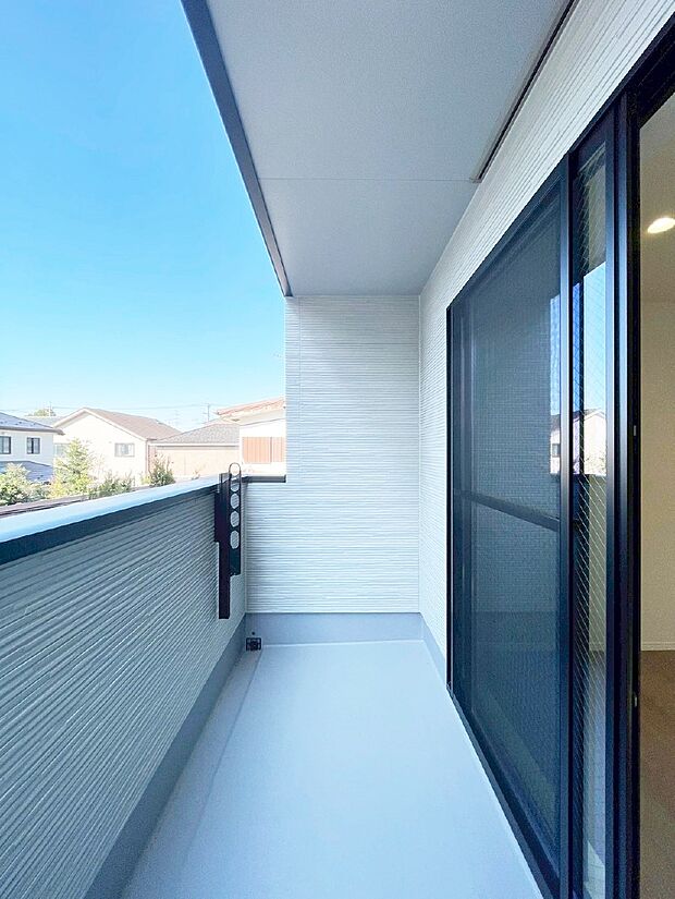 風通しの良いバルコニー