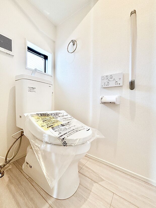 ウォシュレット付きトイレが1階と2階それぞれに配置されていてとても便利です。