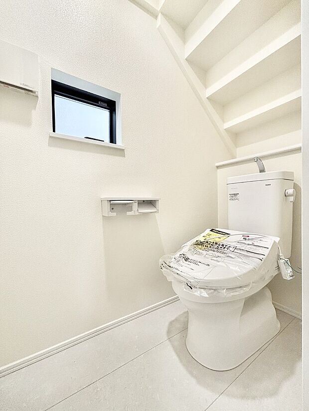 トイレは1階と2階それぞれに配置されていてとても便利です。 