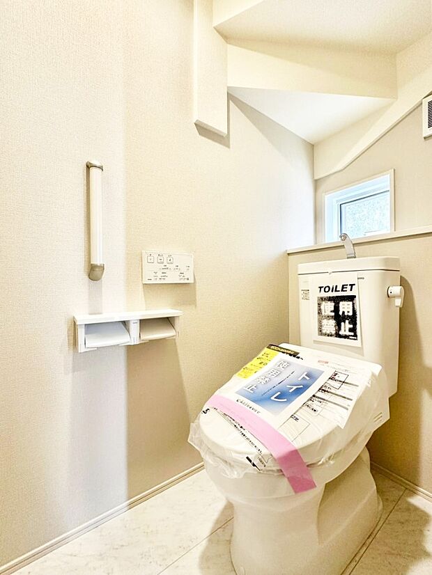 トイレは1階と2階それぞれに配置されていてとても便利です。 