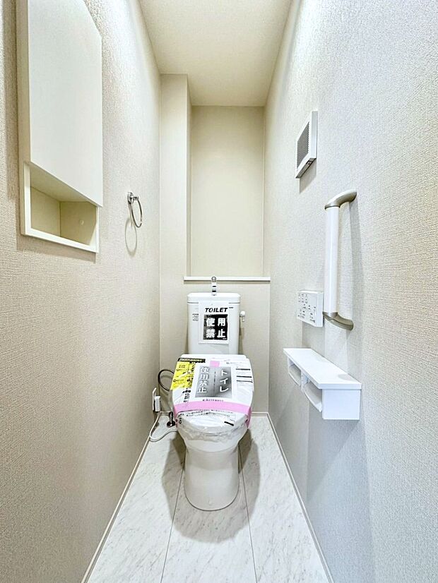 トイレは1階と2階それぞれに配置されていてとても便利です。
