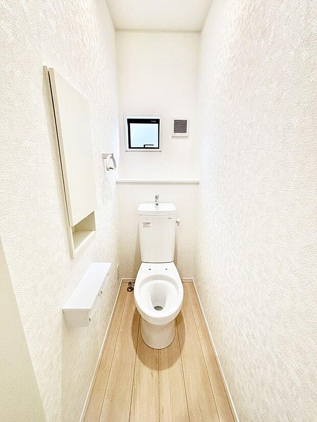 ウォシュレット付きトイレが1階と2階それぞれに配置されていてとても便利です。