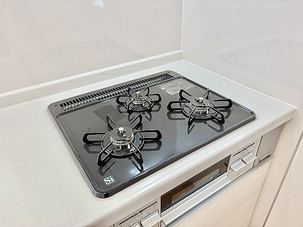 三口ガスコンロでお料理が一気にはかどりそう