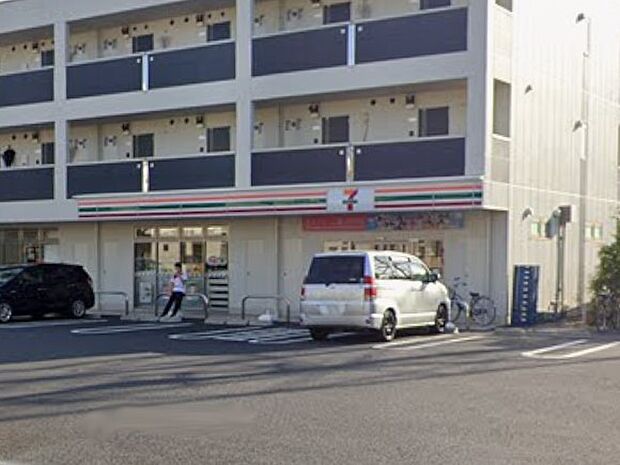コンビニ 328m セブン-イレブン 足立興野2丁目店