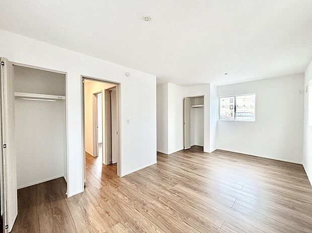 将来は2部屋にすることもできますね。お年頃になったら夢の個室にチェンジ!