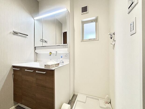 清潔感のあるランドリースペース