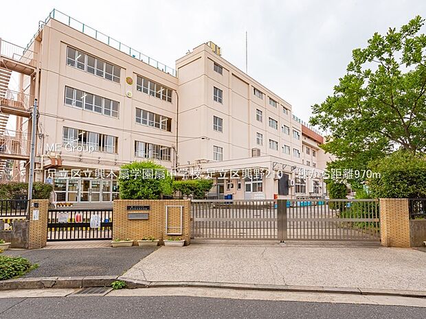 中学校 970m 足立区立興本扇学園扇中学校