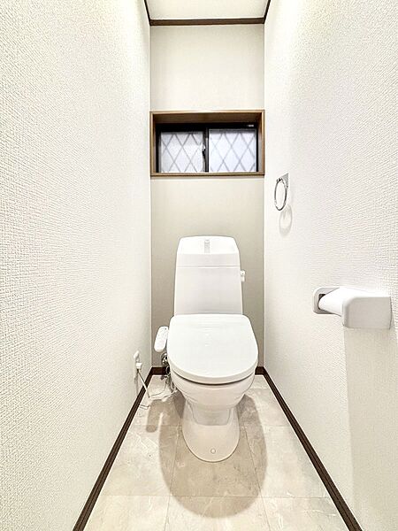 トイレは1階と2階それぞれに配置されていてとても便利です。
