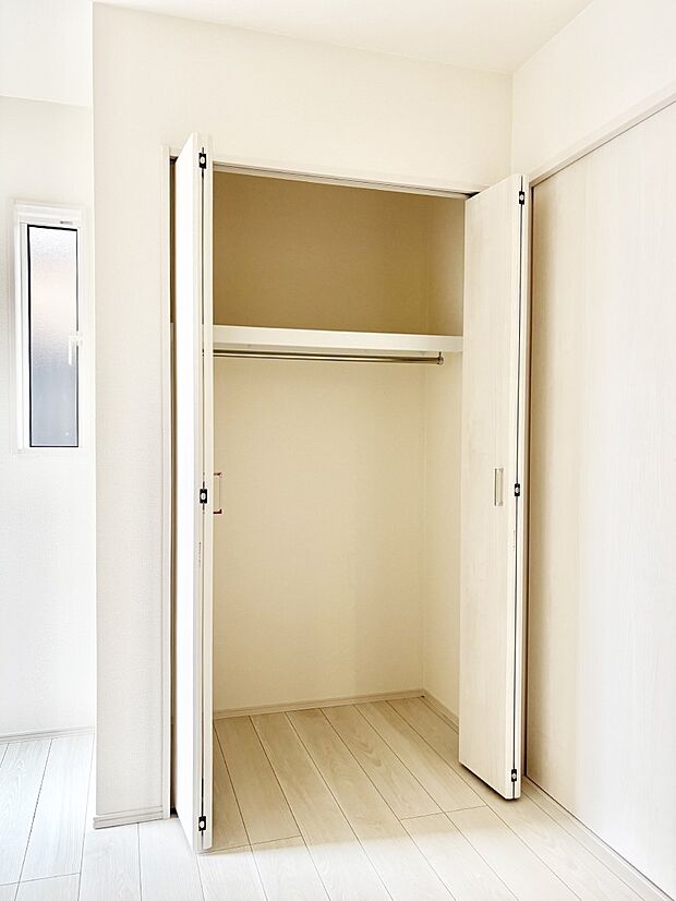 収納力あるクローゼット