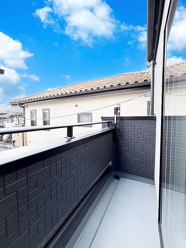 風通しの良いバルコニー