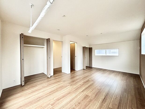 将来は2部屋にすることもできますね。お年頃になったら夢の個室にチェンジ!