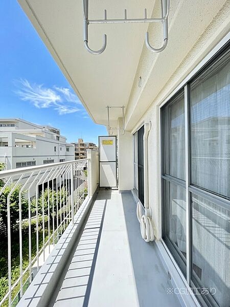 心地よい風を感じながらお洗濯物が干せそうです
