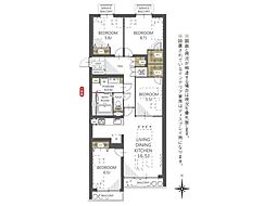 ソフトタウン石神井台 4LDKの間取図画像