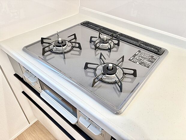 三口ガスコンロでお料理が一気にはかどりそう