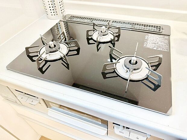 三口ガスコンロでお料理が一気にはかどりそう