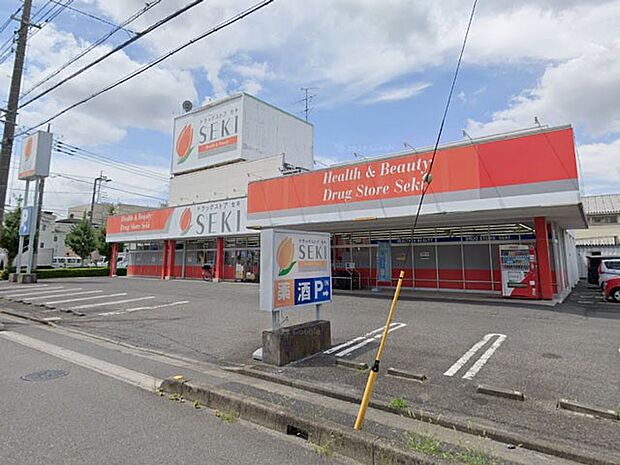 ドラッグストア 900m ドラッグストアセキ芝下店