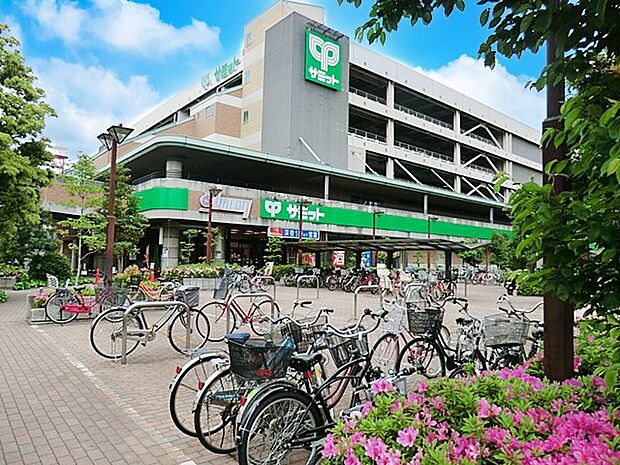 スーパー 800m サミットストア 川口エルザタワー店