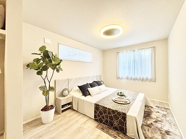 爽やかな日差しがお部屋全体を優しく包み込んでくれます