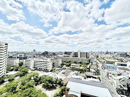 バルコニーからの眺望です