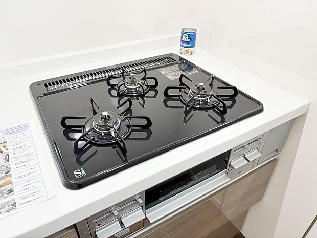 三口ガスコンロでお料理が一気にはかどりそう