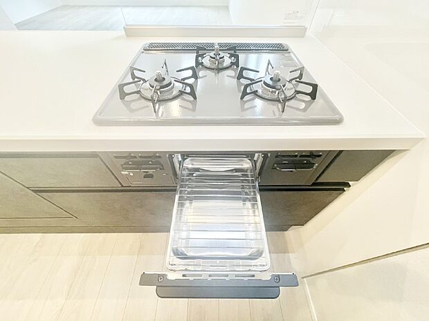 三口ガスコンロでお料理が一気にはかどりそう