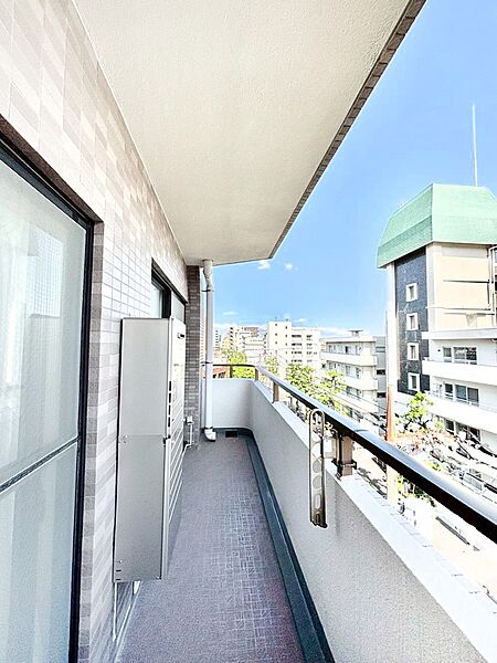 心地よい風を感じながらお洗濯物が干せそうなバルコニー！