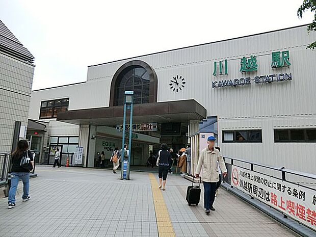 駅 4500m 東武東上線川越駅
