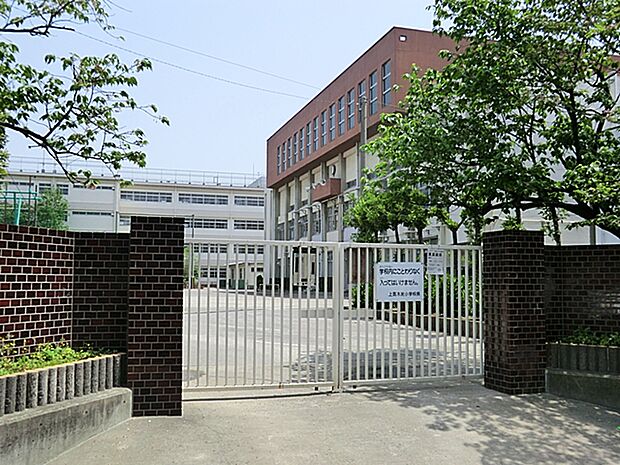 小学校 550m 川口市立上青木南小学校