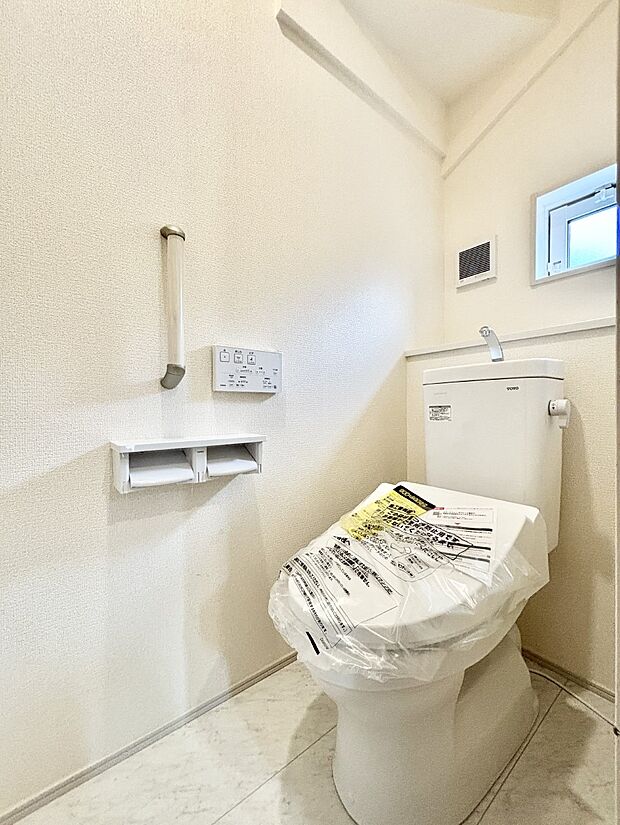 ウォシュレット付きトイレが1階と2階それぞれに配置されていてとても便利です。