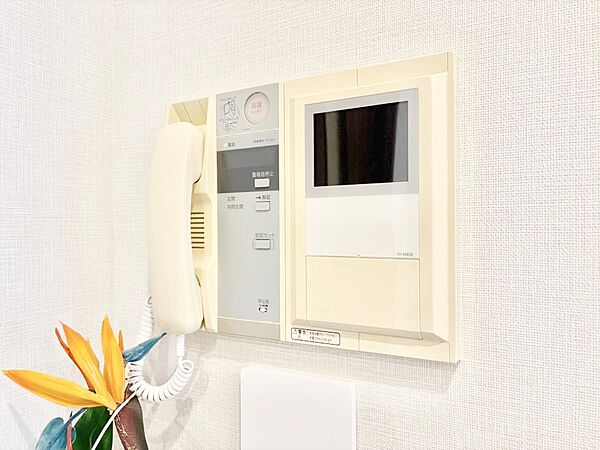 訪問者が一目でわかる、安心のＴＶモニター付きインターフォン