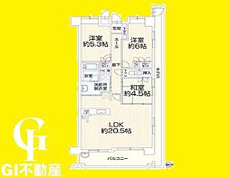 クレステージ桃山 3LDKの間取図画像