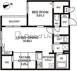 間取図画像 1SLDK