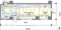 間取図画像 1LDK