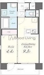 レジェンド大学通り 1LDKの間取図画像