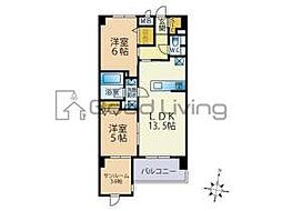 CielMaison 2SLDKの間取図画像