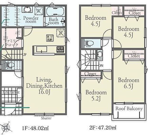 18.6帖のLDK。おかえりただいまが自然に交わる人気のリビング階段♪