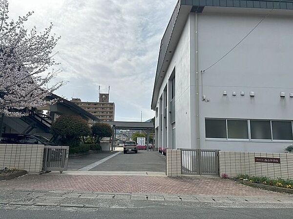 熊本市立西山中学校 西山中学校 1000m