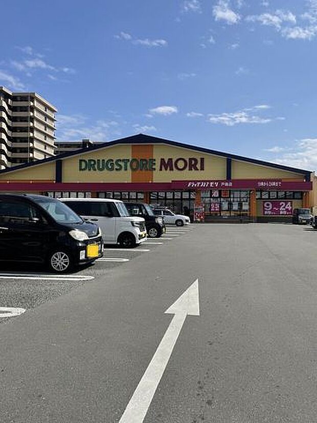 ドラッグストアモリ 戸島店 1250m