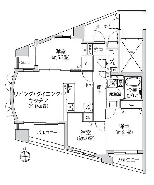間取り：313004607494
