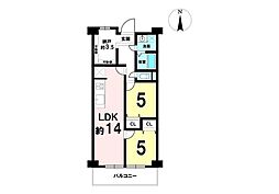 間取図画像 2SLDK