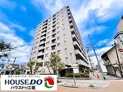 外観：JR京都線吹田駅から徒歩2分！ショッピングモールも近く、利便性も高い！ペット飼育可のマンションです♪