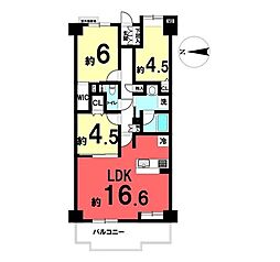 間取図画像 3LDK