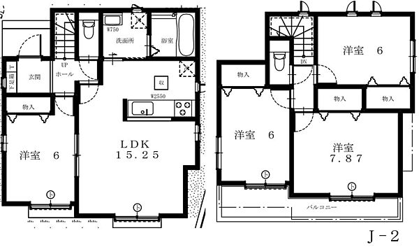 J区画間取図