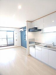 JR福塩線 湯田村駅 徒歩5分の賃貸アパート 2階2DKのリビング/ダイニング