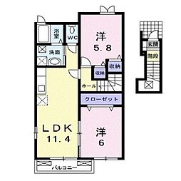 JR福塩線 神辺駅 徒歩14分 2階/-