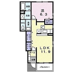 グラシオッソＡ 1階/102