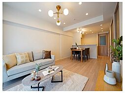 高尾パークハイツA棟 3LDKのリビング/ダイニング