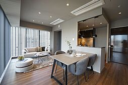 堂島ザ・レジデンスマークタワー 1LDKのリビング/ダイニング