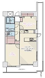 間取図画像 2SLDK