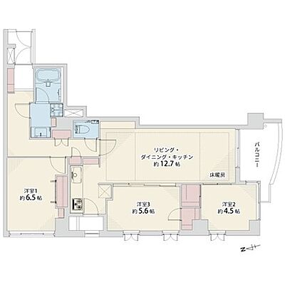 間取り レジェンド高田馬場DUE 5階/-